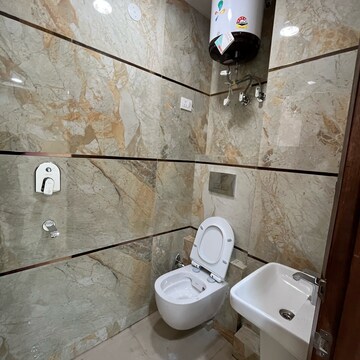 Bathroom in 3 BHK Builder Floor at Chattarpur – for Sale