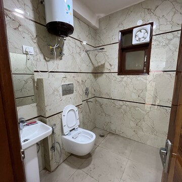 Bathroom in 3 BHK Builder Floor at Chattarpur – for Sale