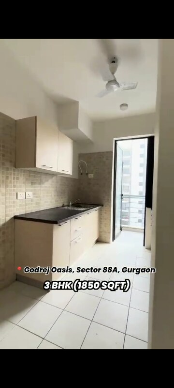 Kitchen in 3 BHK Apartment at Godrej Oasis, Sector 88a – for Sale