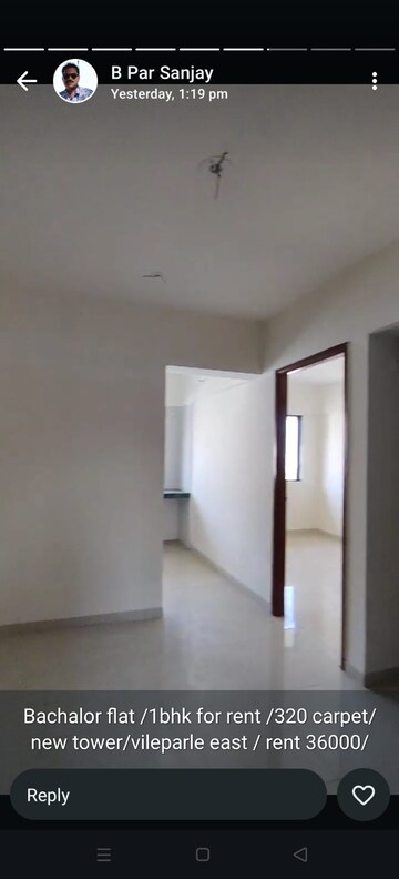 Room in 1 BHK Apartment at Vile Parle West – for Rent