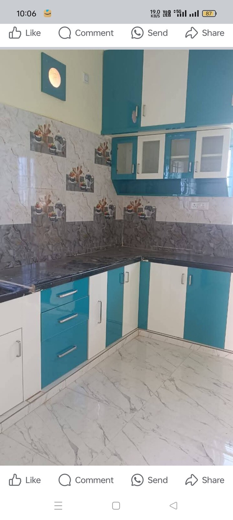 Kitchen, hosur krishnagiri rd 2 Bedroom 1200 Sq.Ft. Independent House In Hosur Krishnagiri rd Hosur 8232700