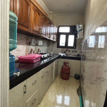 Kitchen in 2 BHK Builder Floor at Panchsheel Vihar – for Rent