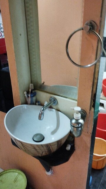 Bathroom in 2 BHK Apartment at Navjeevan Society, Chembur – for Rent