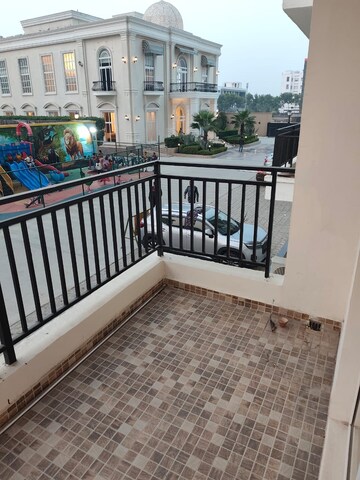 Balcony in 3 BHK Apartment at Omaxe The Palace, Gomti Nagar – for Rent