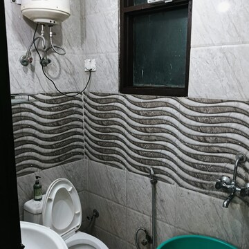 Bathroom in 3 BHK Builder Floor at Chattarpur – for Rent