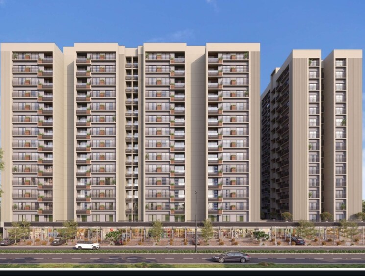 Exterior View, kavisha-aer 3 Bedroom 1610 Sq.Ft. Apartment In Shela Ahmedabad 8233315