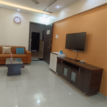 Living Room in 2 BHK Apartment at La Gloriosa Apartment, Adarsh Nagar – for Rent
