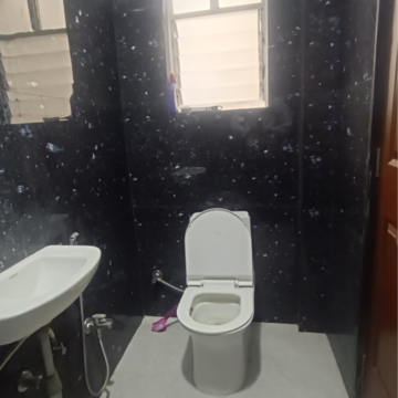 Bathroom in 2 BHK Apartment at La Gloriosa Apartment, Adarsh Nagar – for Rent