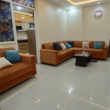 Living Room in 2 BHK Apartment at La Gloriosa Apartment, Adarsh Nagar – for Rent