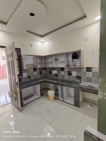 Kitchen in 3 BHK Independent House at Jankipuram Extension – for Sale