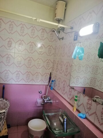 Bathroom in 2 BHK Apartment at Satellite Tower, Goregaon East – for Rent