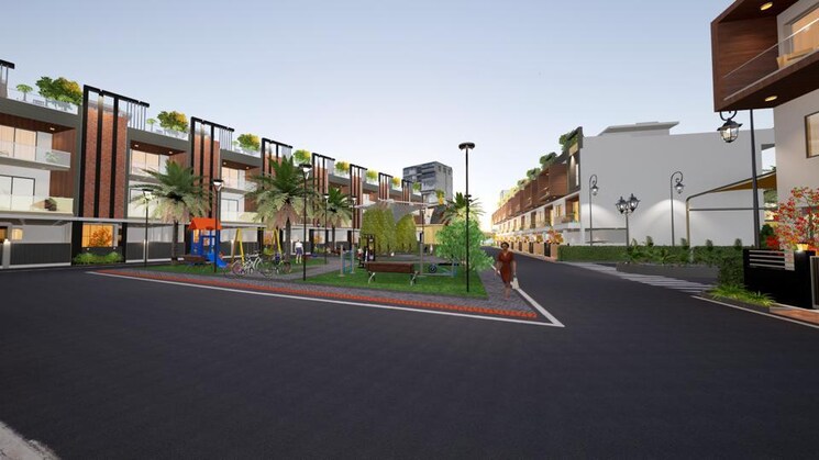 Exterior View, noida central 4 Bedroom 2700 Sq.Ft. Villa In Noida Central Noida 8234181