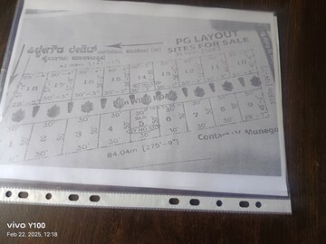  Plot – Exterior View View at Hoskote - for Sale
