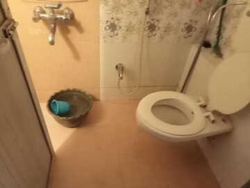 Bathroom in 2 BHK Apartment at Samarpan CHS, Mira Road – for Rent