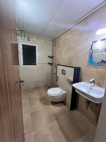 Bathroom in 3 BHK Apartment at SNN Raj Grandeur, Bommanahalli – for Rent