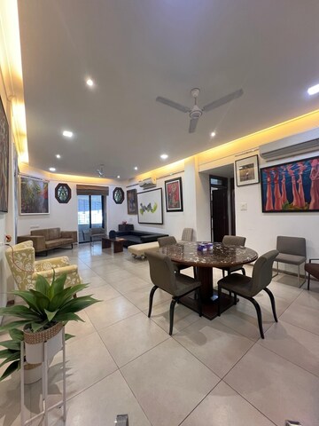 Living Room in 3 BHK Apartment at Peddar Road – for Sale