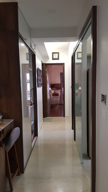 Building Lobby in 3.5 BHK Apartment at Omkar Alta Monte, Malad East – for Rent