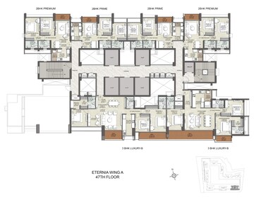 Floor Plan in 4 BHK Apartment at Jagatpura – for Sale