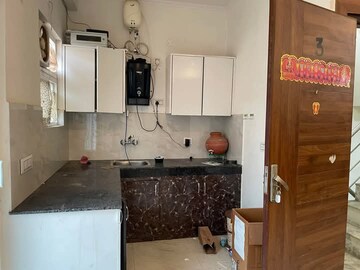 Bathroom in 1 BHK Builder Floor at Ansal Sushant Lok I, Sector 43 – for Rent