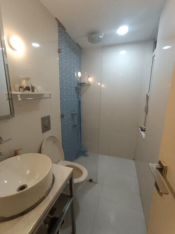 Bathroom in 2 BHK Apartment at Lodha Fiorenza, Goregaon East – for Rent
