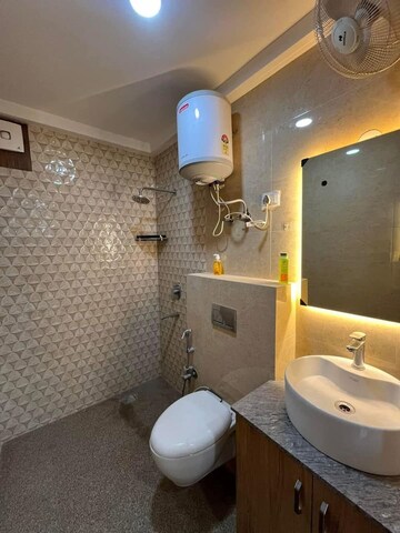 Bathroom in 2 BHK Builder Floor at Lajpat Nagar – for Rent