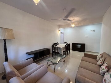 Living Room in 2 BHK Apartment at Bandra West – for Rent