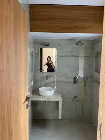 Bathroom in 2 BHK Apartment at Bandra West – for Rent