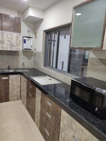 Kitchen in 3 BHK Apartment at Oberoi Realty Esquire, Goregaon East – for Rent
