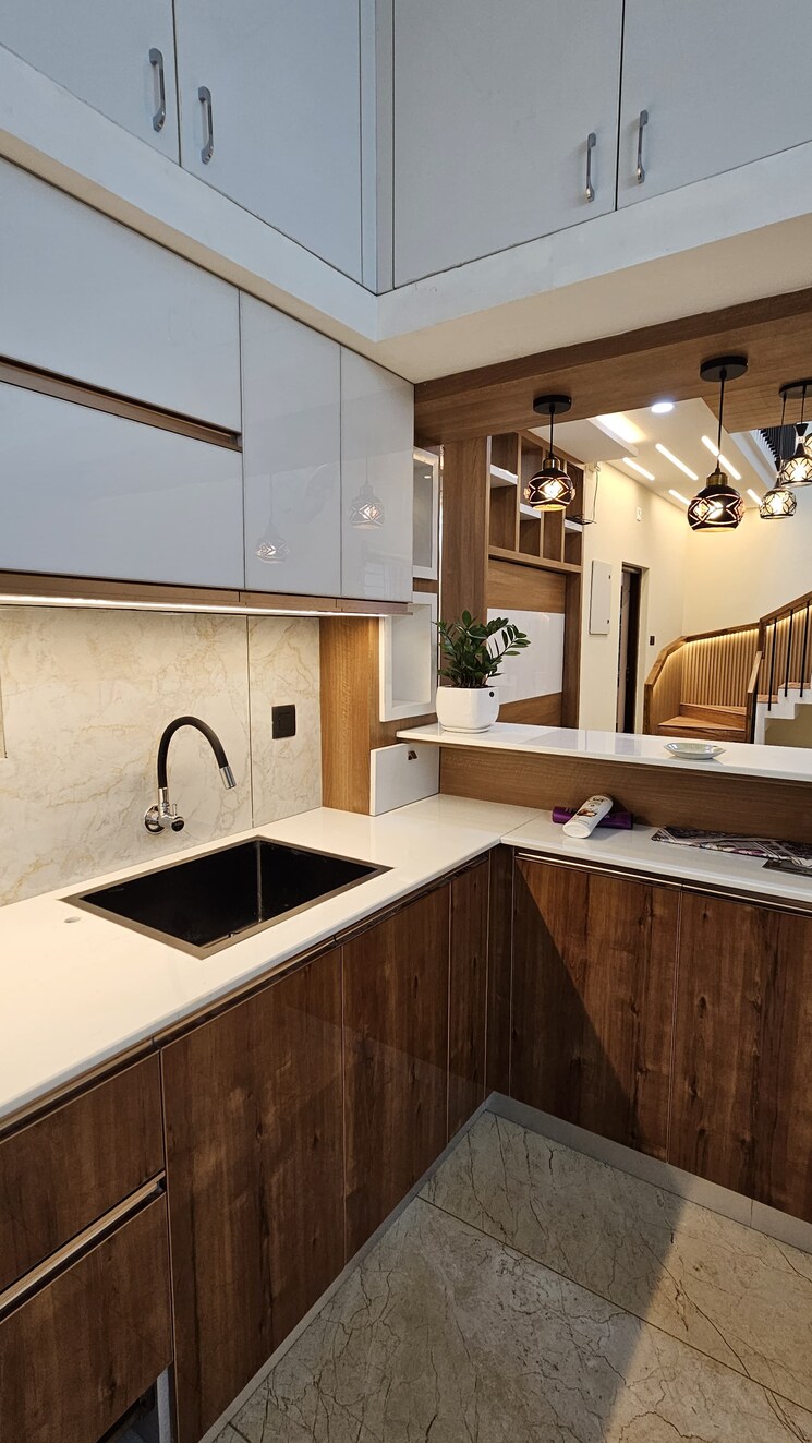 Kitchen, ottapalam 3 Bedroom 1300 Sq.Ft. Villa In Ottapalam Palakkad 8235146