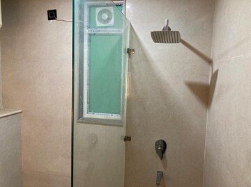 Bathroom in 3 BHK Builder Floor at Ansal Sushant Lok I, Sector 43 – for Rent
