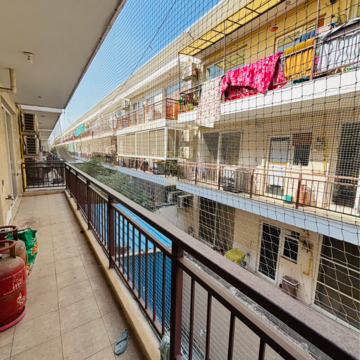 Balcony in 3 BHK Builder Floor at BPTP Floors, Sector 70 – for Rent