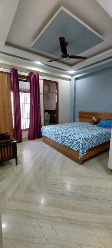 Bedroom in 2 BHK Builder Floor at Ansal Sushant Lok I, Sector 43 – for Rent