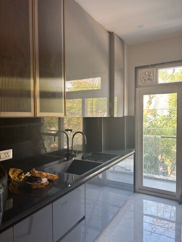 Kitchen in 3 BHK Builder Floor at Dlf Phase I – for Sale