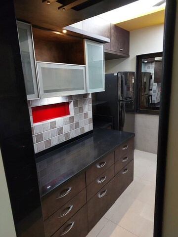 Kitchen in 2 BHK Apartment at Hyde Park Galaxy, Manpada – for Sale