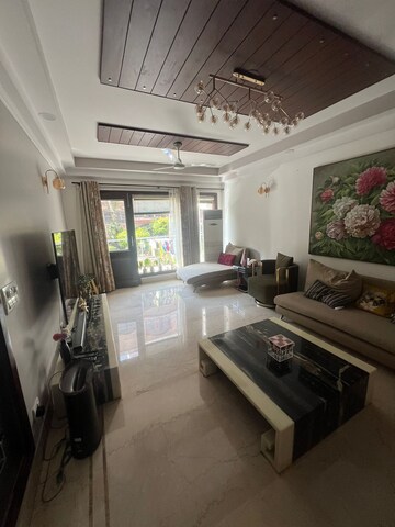 Living Room in 3 BHK Apartment at Kailash Colony – for Sale