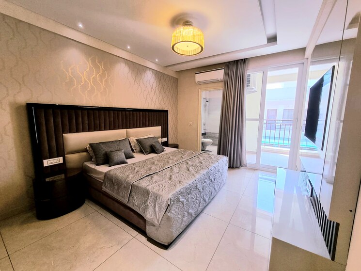 Bedroom, peer mucchalla 3 Bedroom 1450 Sq.Ft. Apartment In Peer Mucchalla Zirakpur 8236527