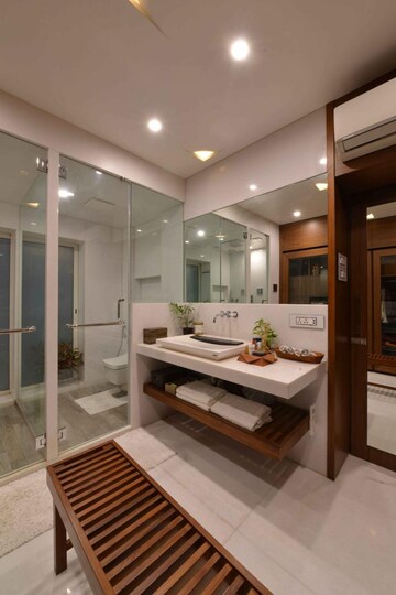 Living Room in 2 BHK Apartment at Madhu Platina, Mira Road – for Rent