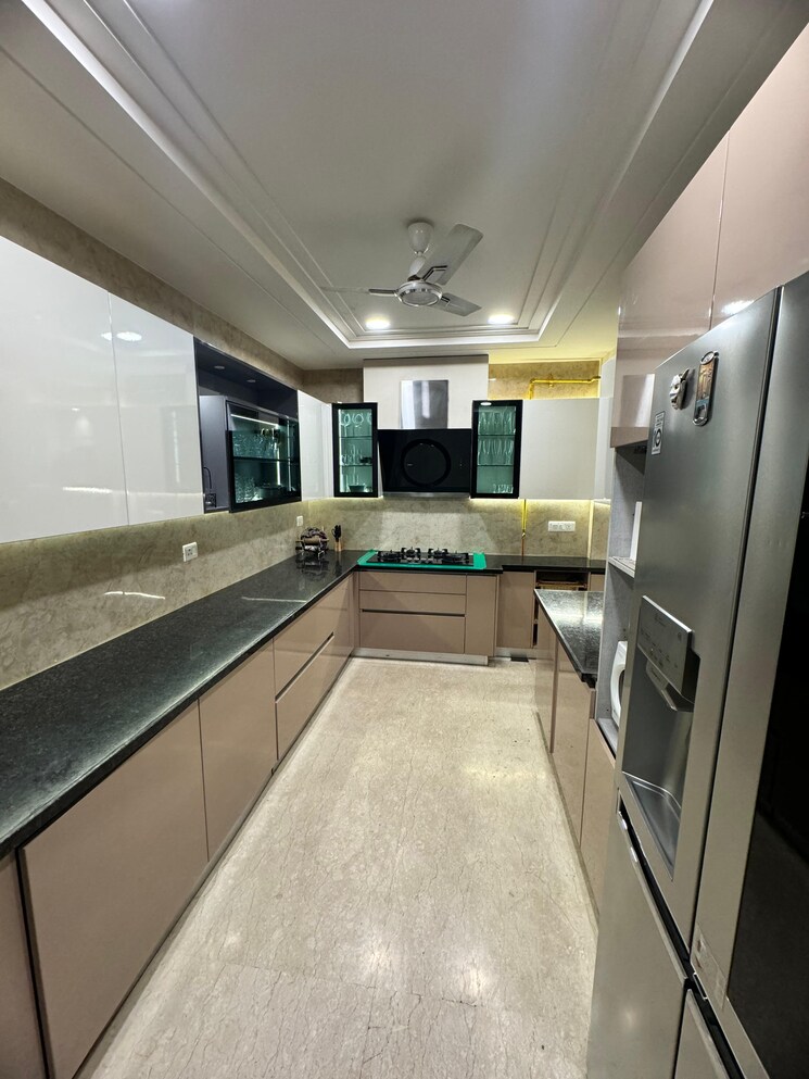 Kitchen, kalkaji 3 Bedroom 2250 Sq.Ft. Builder Floor In Kalkaji Delhi 8236601