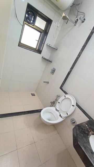 Bathroom in 2 BHK Apartment at Aristo Pearl Residency, Prabhadevi – for Rent