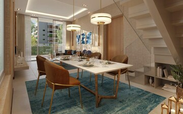 Living Room in 5 BHK Villa at Piramal Vaikunth Cluster 1, Balkum Pada – for Sale