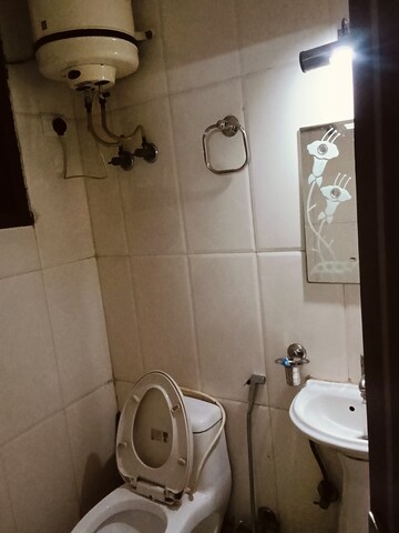 Bathroom in 2 BHK Builder Floor at Ignou Road – for Rent