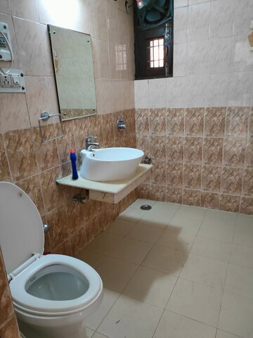 Bathroom in 3 BHK Apartment at Vasant Kunj – for Rent