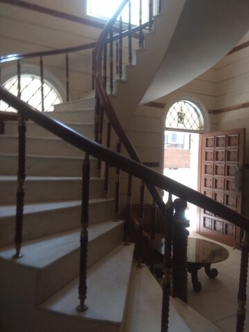 Staircase in 6+ BHK Independent House at New Friends Colony – for Rent