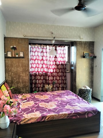 Bedroom in 2 BHK Apartment at Jaydeep Park, Majiwada – for Sale