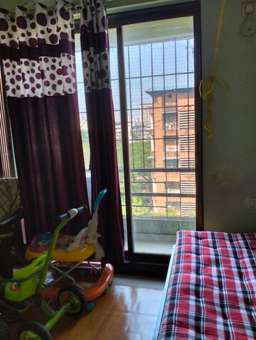 Bedroom in 2 BHK Apartment at Jaydeep Park, Majiwada – for Sale