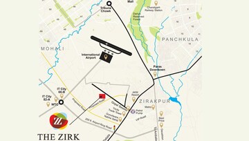 3 BHK Apartment – Map Location View at Urban The Zirk, Nabha - for Sale