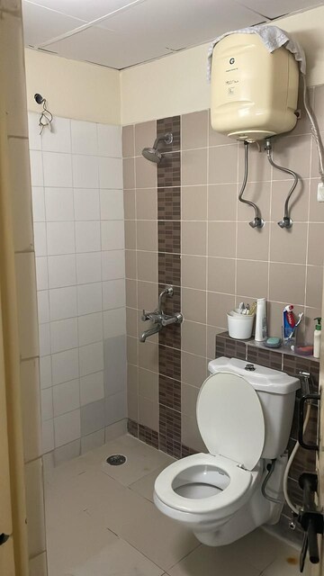 Bathroom in 3 BHK Apartment at Omaxe Heights, Sector 86 – for Rent