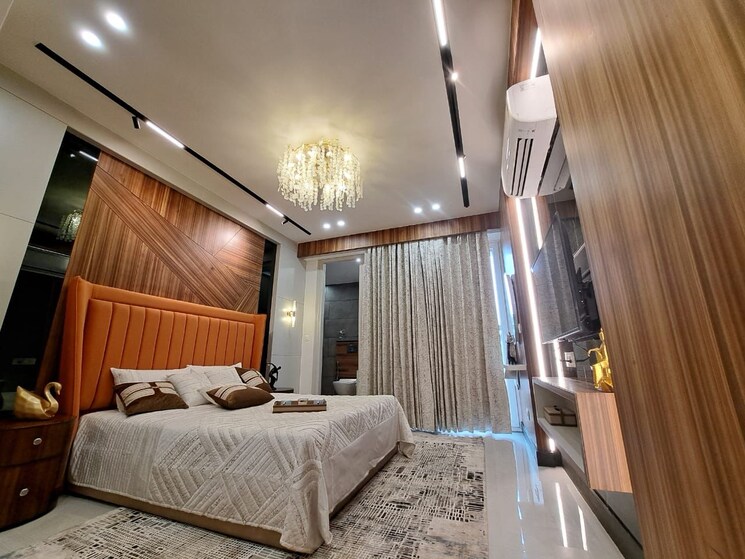 Bedroom, urban-the-zirk 3 Bedroom 2990 Sq.Ft. Apartment In Nabha Zirakpur 8238085