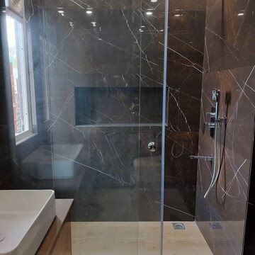 Bathroom in 3 BHK Builder Floor at Greater Kailash I – for Rent