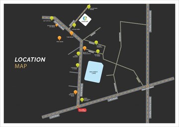  Office Space – Map Location View at Squarefeet Centrum Business Square, Wagle Industrial Estate - for Rent
